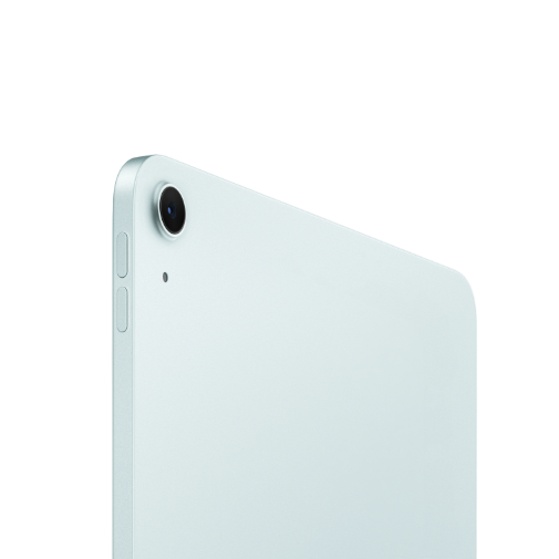 Apple iPad Air 11-inch M3 tablet with Liquid Retina display, front and back 12MP cameras, Wi-Fi 6E, Touch ID, in landscape view