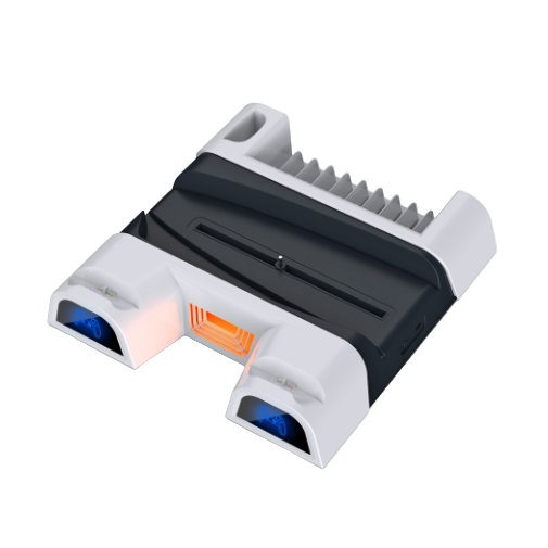 Dobe Cooling Stand with Charging Station for PS5/Pro/PS5 Slim (Physical and Digital) - White