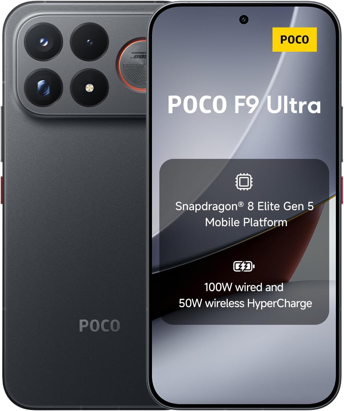 Xiaomi Poco F9 Ultra 5G 6.9" AMOLED, 185Hz, Dolby Vision, Snapdragon 8 Elite Gen 5 (3 nm), 200 MP, f/1.7 Camera, IP68