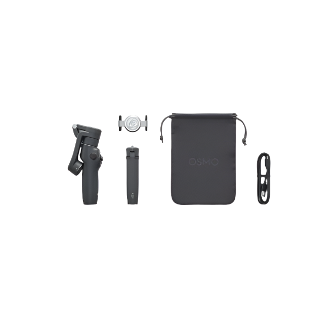 DJI OSMO Mobile 6 Smartphone Gimbal Stabilizer, 3-Axis Phone Gimbal, Built-In Extension Rod, Portable and Foldable, Android and iPhone Gimbal with ShotGuides, Vlogging Stabilizer