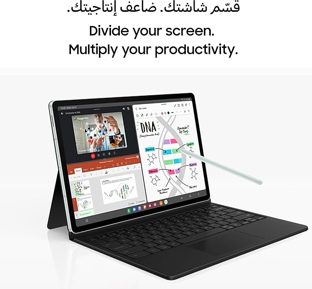 Galaxy Tab S9 FE+ 5G 12.4" IPS LCD, 90Hz, 243 ppi density, Exynos 1380 (5 nm),Dual 8MP Camera, IP68،