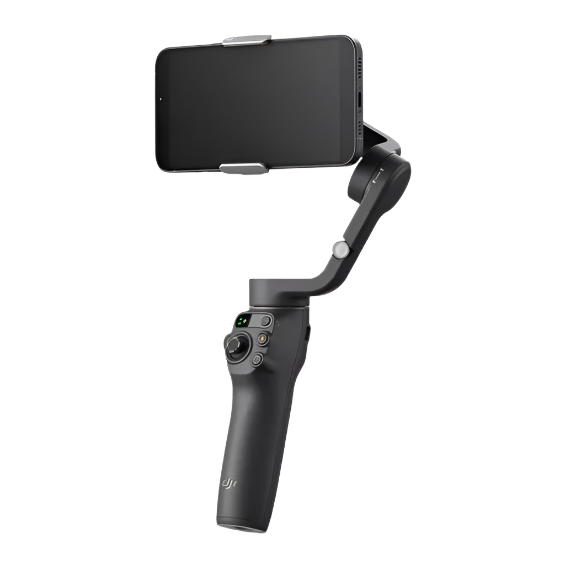 DJI OSMO Mobile 6 Smartphone Gimbal Stabilizer, 3-Axis Phone Gimbal, Built-In Extension Rod, Portable and Foldable, Android and iPhone Gimbal with ShotGuides, Vlogging Stabilizer
