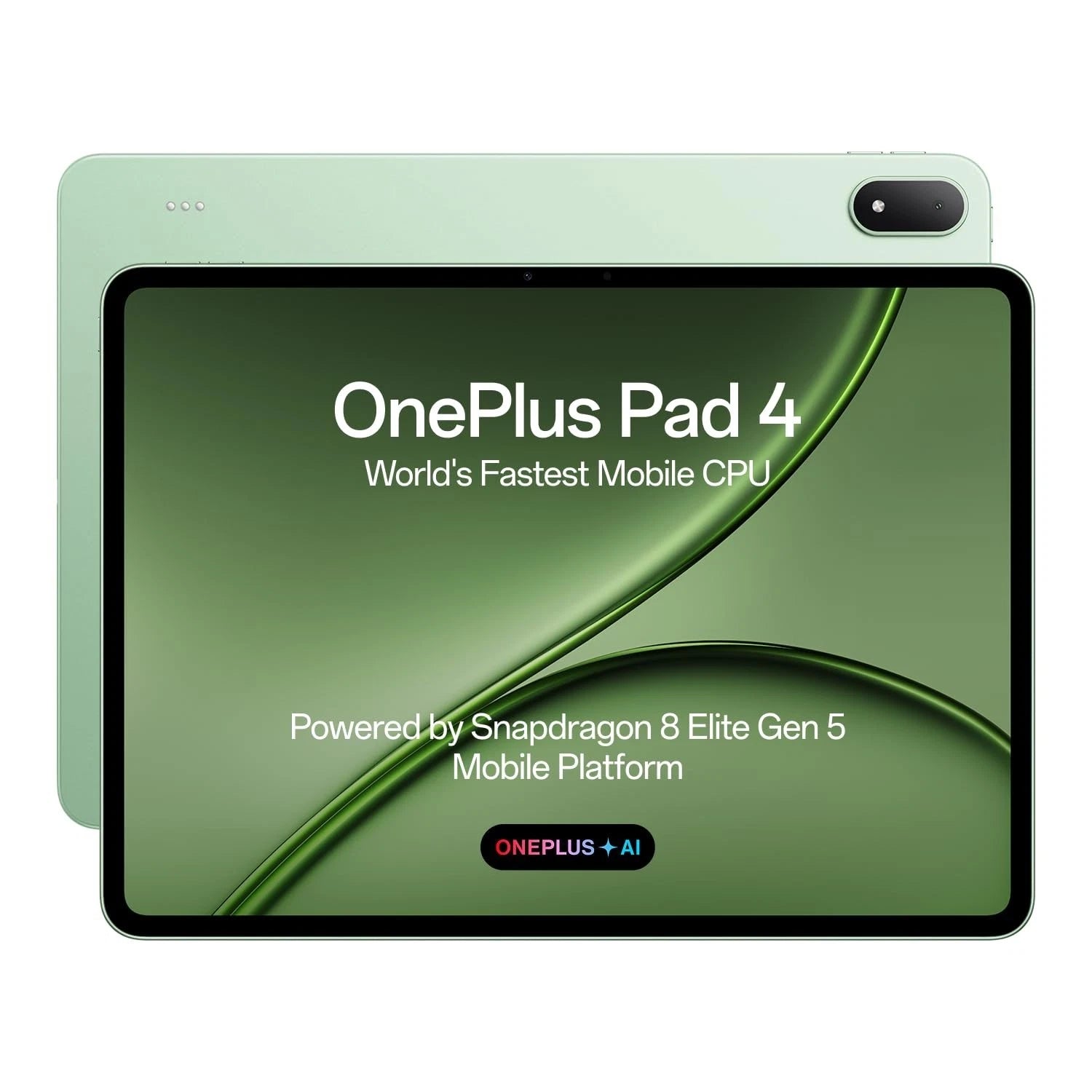 OnePlus Pad 4 tablet with Snapdragon 8 Elite Gen 5, 13.2-inch display, 144Hz refresh rate, and large 13,380mAh battery