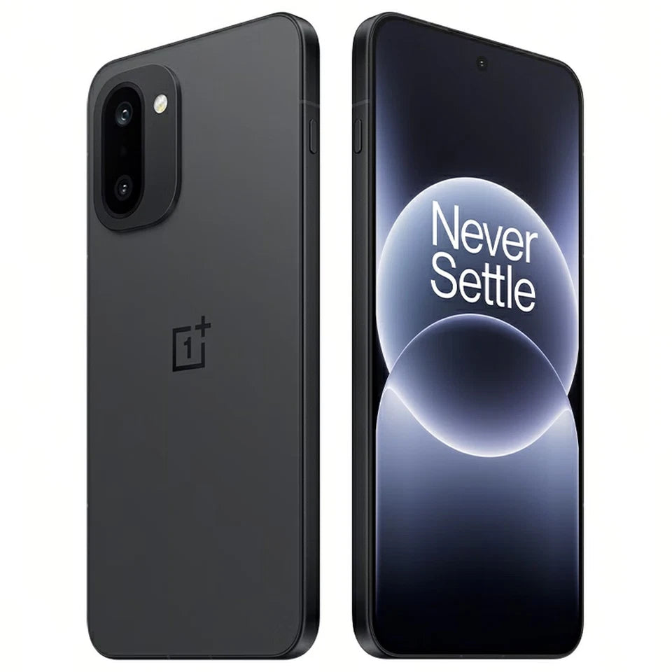 OnePlus Ace 6T smartphone with 6.83-inch OLED display, 165Hz refresh rate, and 8300mAh battery in a sleek design