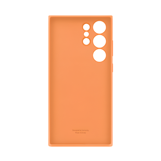 Galaxy S23 Ultra Silicone Case Orange