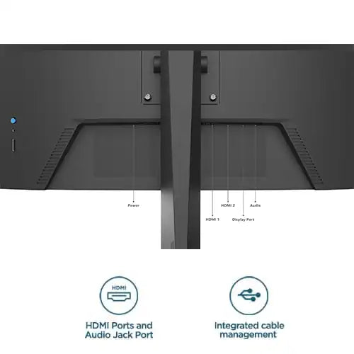 Lenovo G27c-30 27" FHD Curved Gaming Monitor wih Eyesafe (VA, 165Hz 1ms, HDMI DP, FreeSync Premium, Speakers, Tilt/Lift)