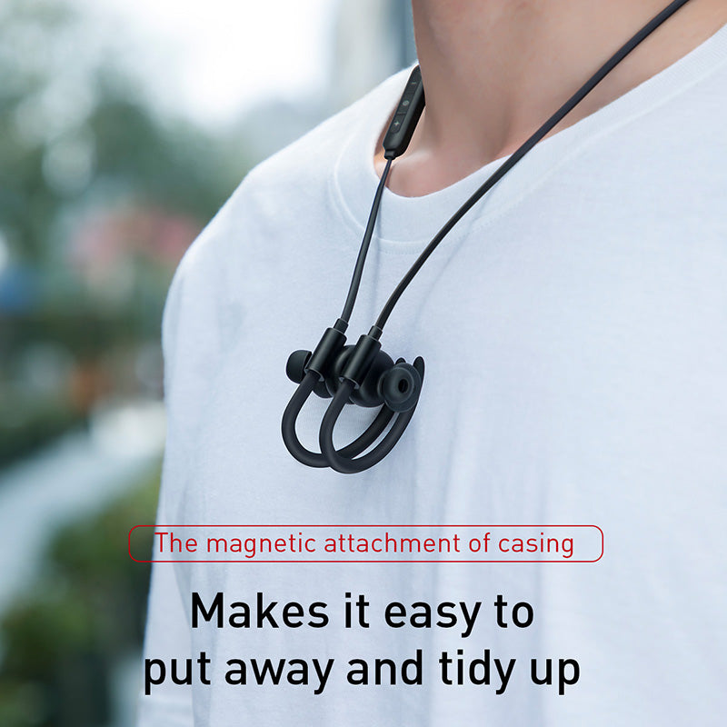 Baseus Encok S17 Wireless Headphone With Magnetic IPX5 | Black