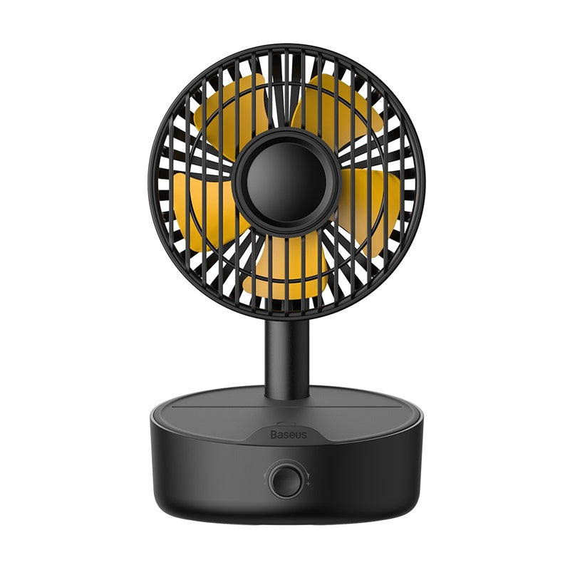 Baseus Hermit desktop wireless charger with oscillating fan - Black