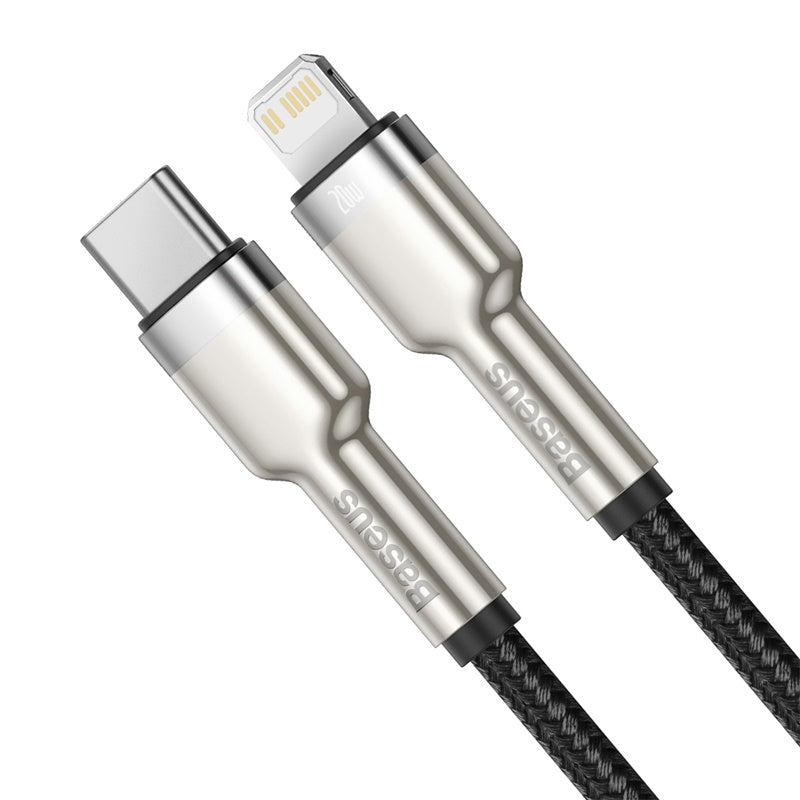 Baseus Cafule Series Metal Data Cable Type-C to iP PD 20W 2m - Black