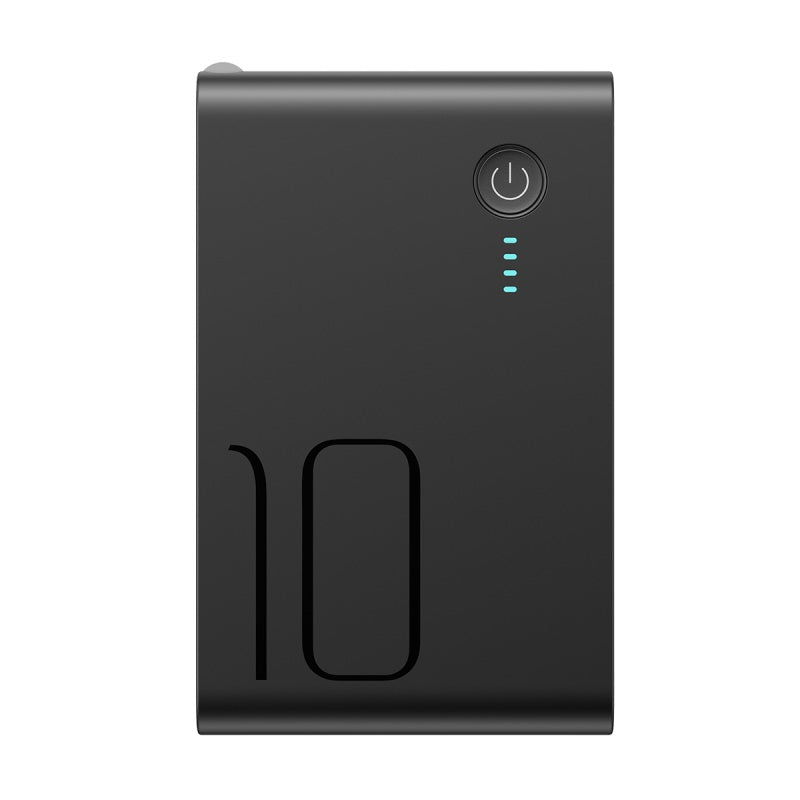 Power station 2*1 Wall Charger + 10,000mAh Power Bank 18w QC3.0 + PD Black