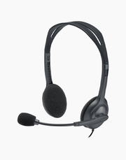 Logitech® Stereo Headset H111 Headphone - Black