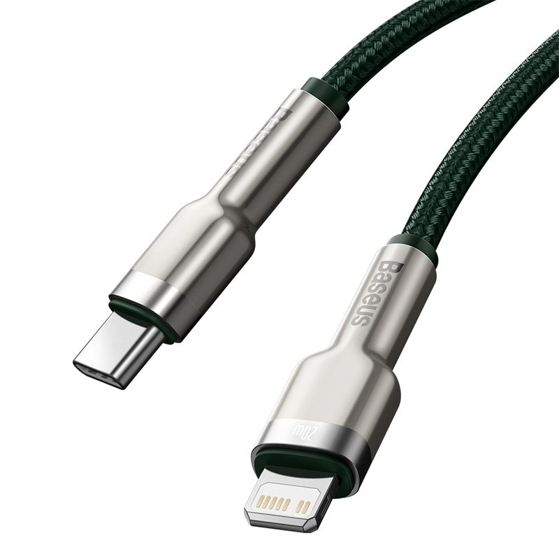 Baseus Cafule Series Metal Data Cable Type-C to iP PD 20W 2m - Green