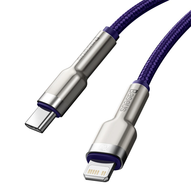 Baseus Cafule Series Metal Data Cable Type-C to iP PD 20W 2m - Purple