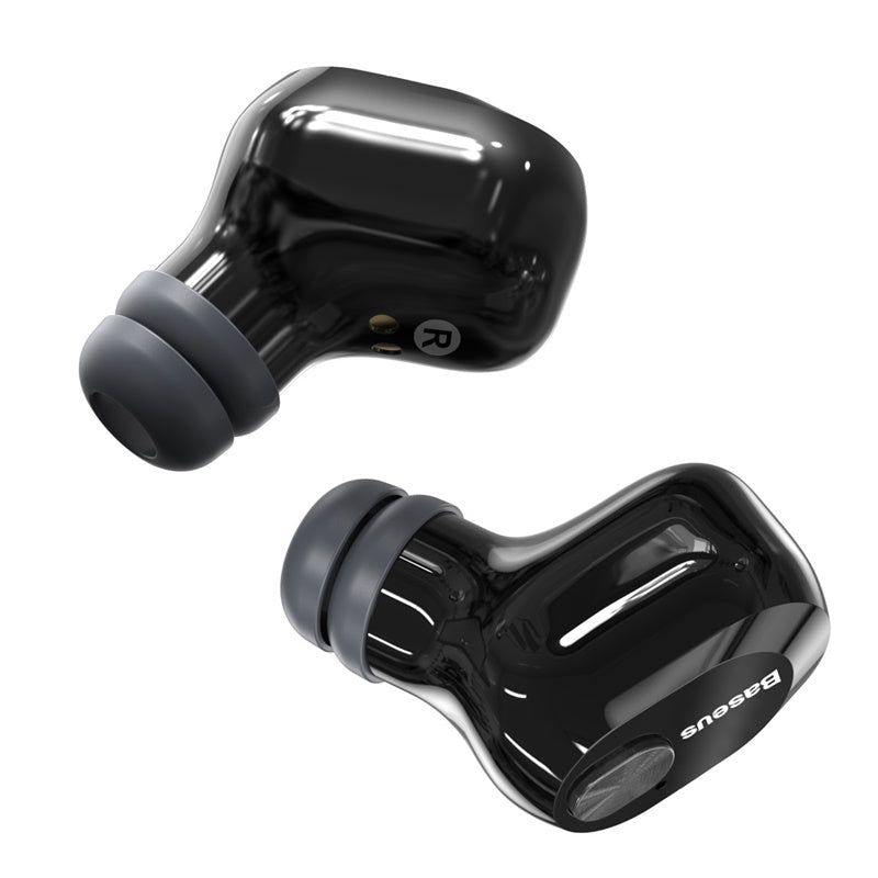 Baseus W01 TWS 3D Stereo, Working 6-7h, IPX5 Waterproof &amp; BT v5.0 Black