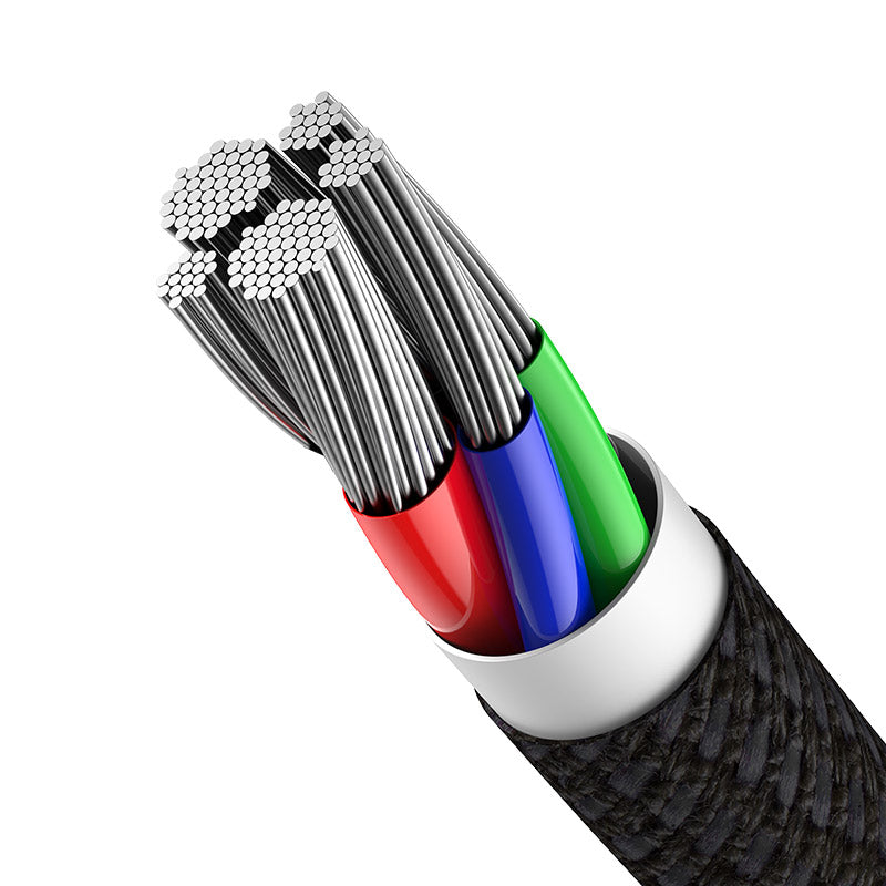 Baseus High Density Braided PD 20W Fast Cable Type-C to iP 2m Black