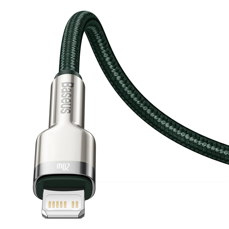 Baseus Cafule Series Metal Data Cable Type-C to iP PD 20W 2m - Green