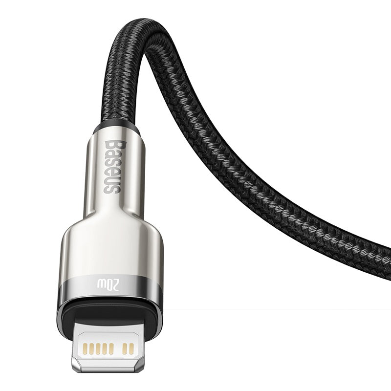 Baseus Cafule Series Metal Data Cable Type-C to iP PD 20W 25cm - Black