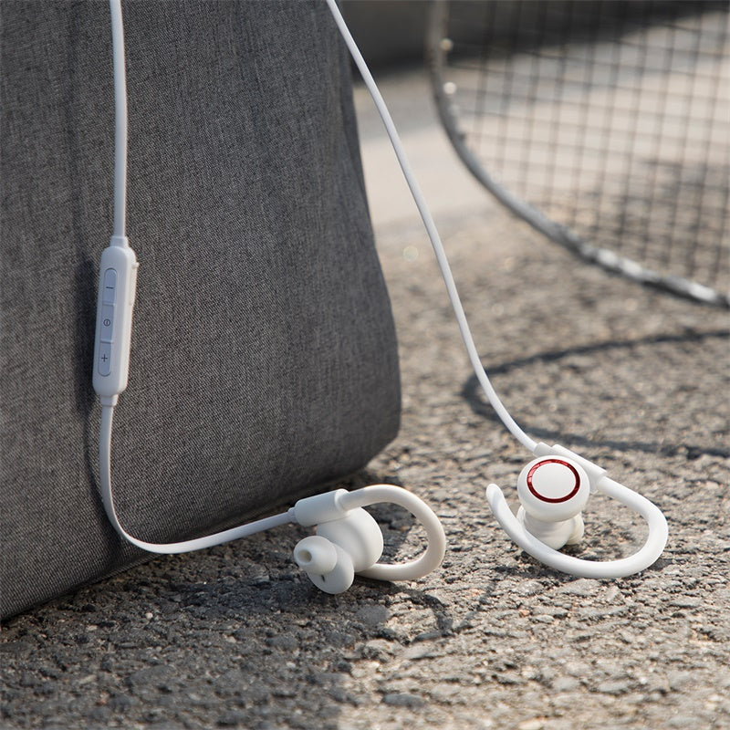 Baseus Encok S17 Wireless Headphone With Magnetic IPX5 | White