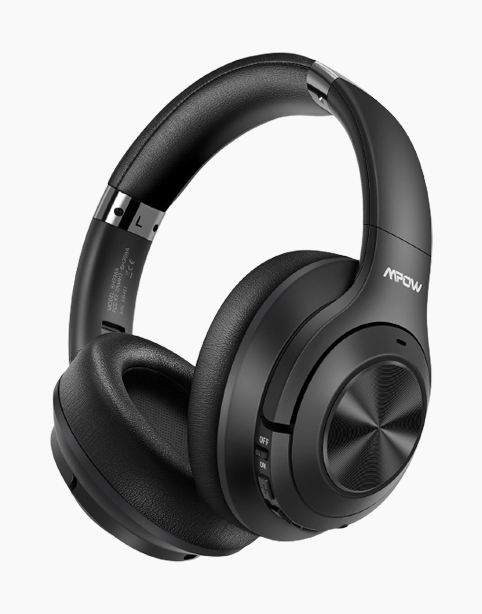 Mpow H21 Wireless Headphone With Noise Canceling ANC - Bluetooth -5 Mic For Calls - Black