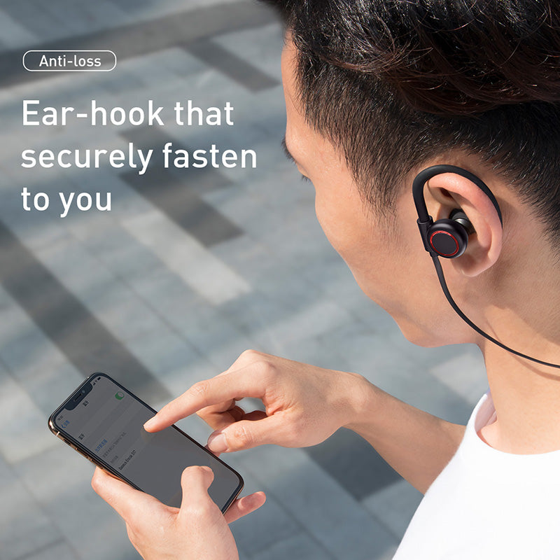 Baseus Encok S17 Wireless Headphone With Magnetic IPX5 | Black