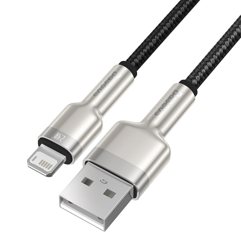 Baseus Cafule Series Metal Data Cable USB to IP 2.4A 2M - Black