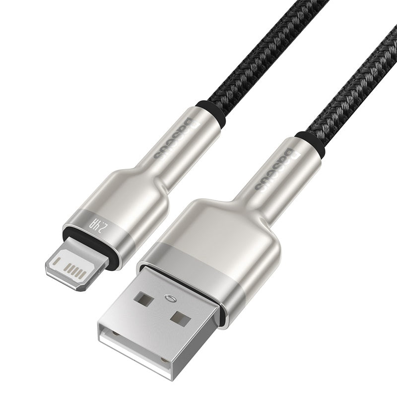 Baseus Cafule Series Metal Data Cable USB to IP 2.4A 1m Black