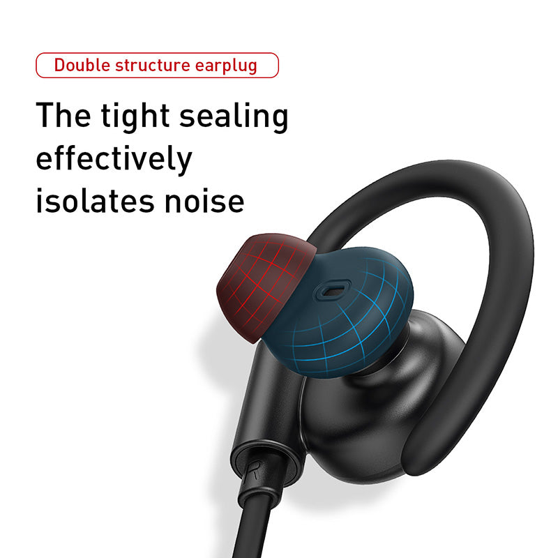 Baseus Encok S17 Wireless Headphone With Magnetic IPX5 | Black