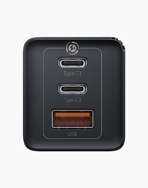 Baseus GaN2 Quick Charger 65W With Mini Cable USB-C To C - Black