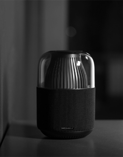 MoMax Space portable wireless speaker (includes two speakers) Black