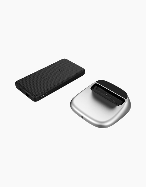 Ravpower 5000mAh 3 in 1 Wireless Power Bank With Stand Kit - Black