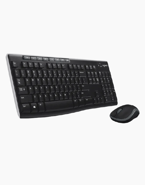Logitech® Wireless Combo MK270 Keyboard and Mouse - Black