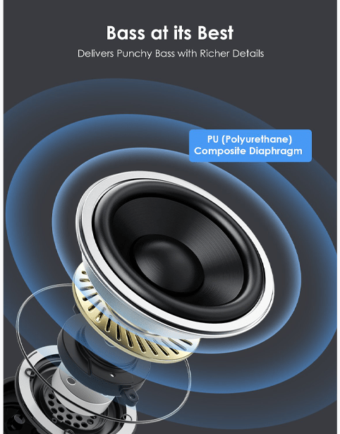 Mpow M30 TWS earbuds wireless headphones touch control - IPX8 water resistance - black