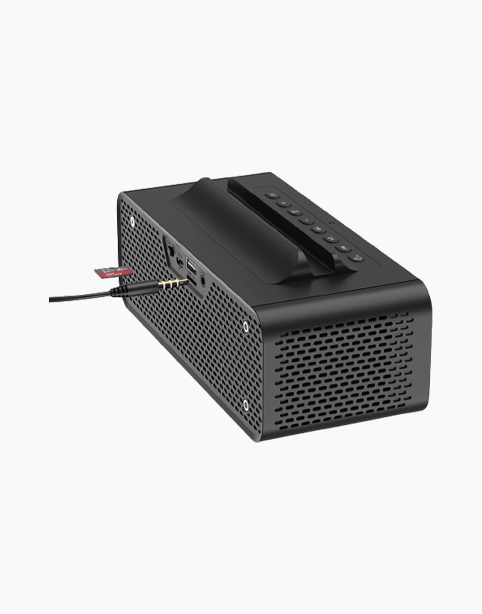 OneDer V06 Bluetooth Speaker with Mobile Stand and Digital Clock,high bass Sound Box