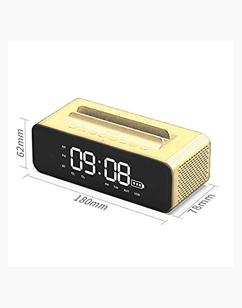 OneDer V06 Bluetooth Speaker with Mobile Stand and Digital Clock,high bass Sound Box