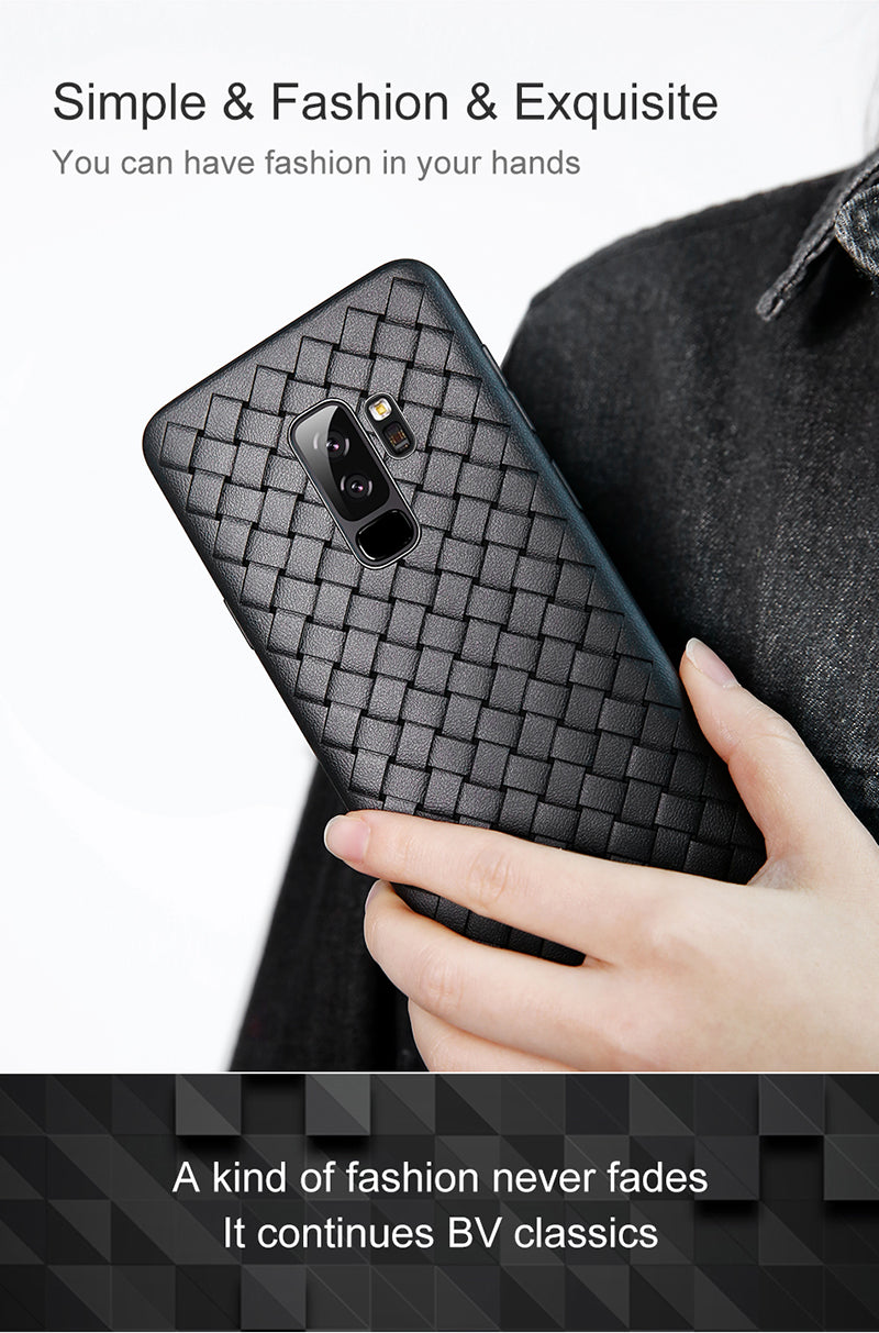 BV Weaving By Baseus Slim Flexible Case For Galaxy S9 Plus Blue