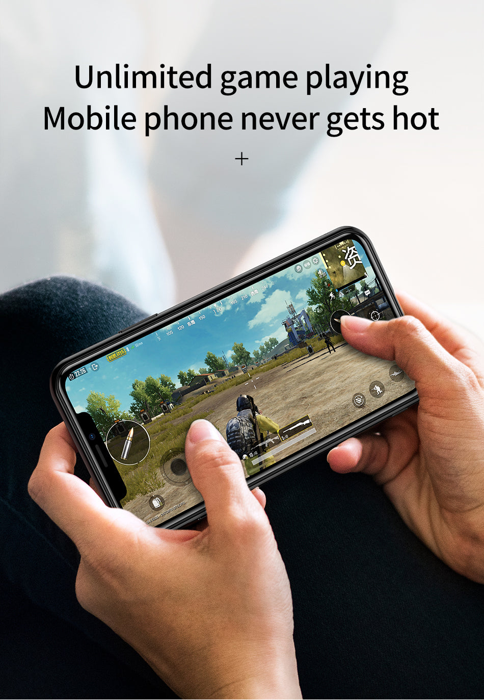 BV 2nd من باسيوس جراب نحيف و مرن ايفون Xs Max اسود