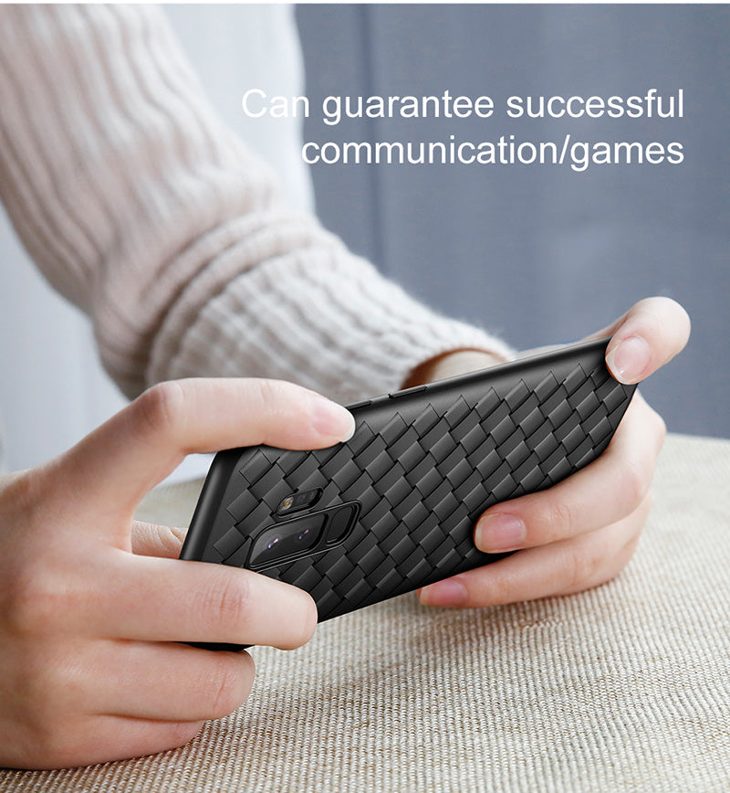 BV Weaving By Baseus Slim Flexible Case For Galaxy S9 Plus Red