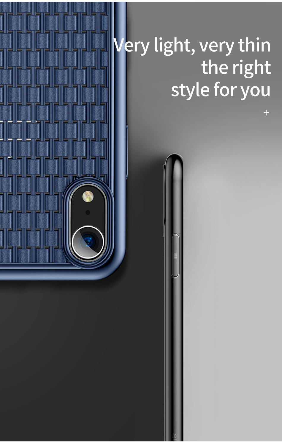 BV 2nd Generation By Baseus Slim Flexible Case For iPhone XR Blue