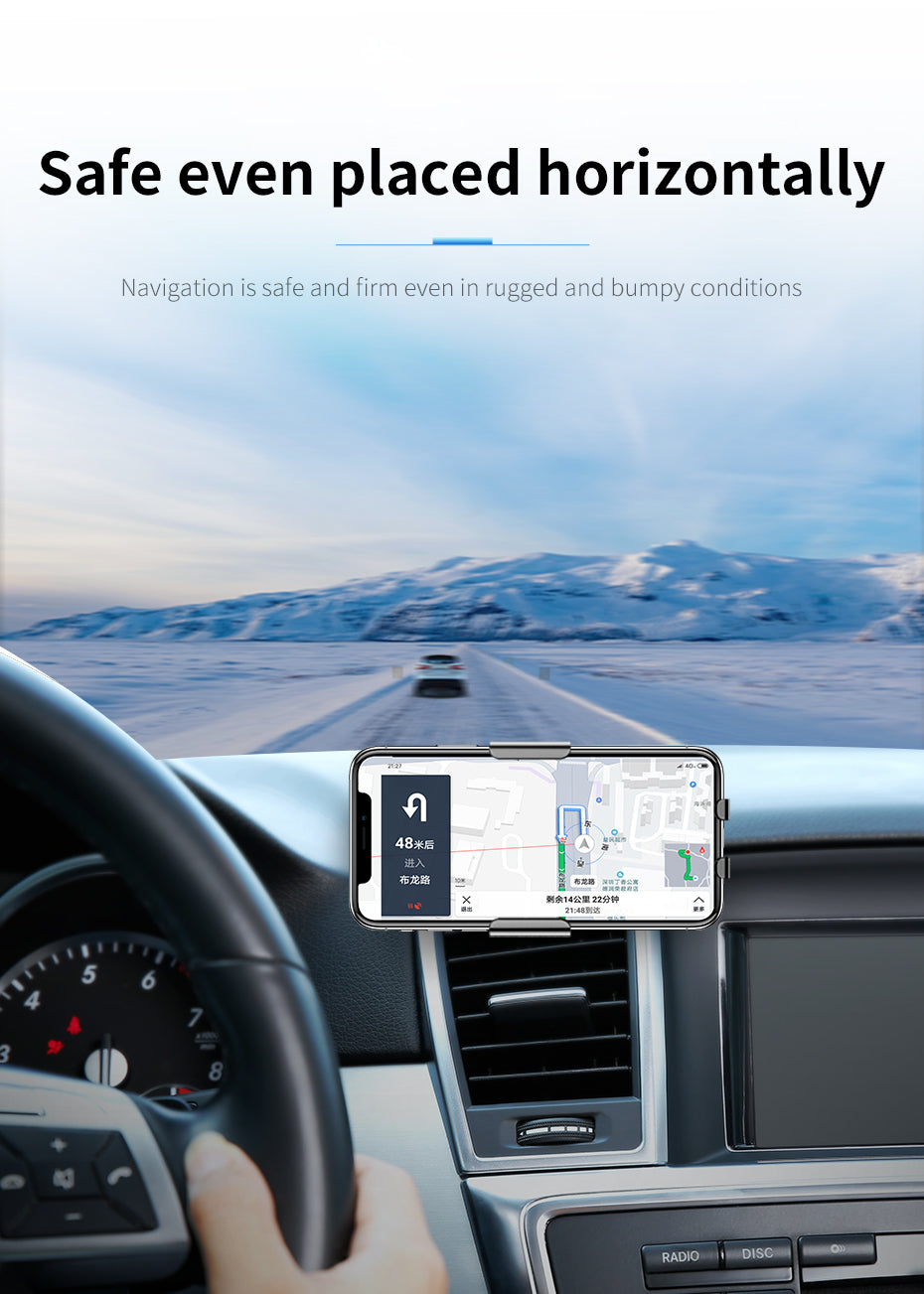 Smart Sensor Wireless Car Holder By Baseus 10W Fast Wireless Charging