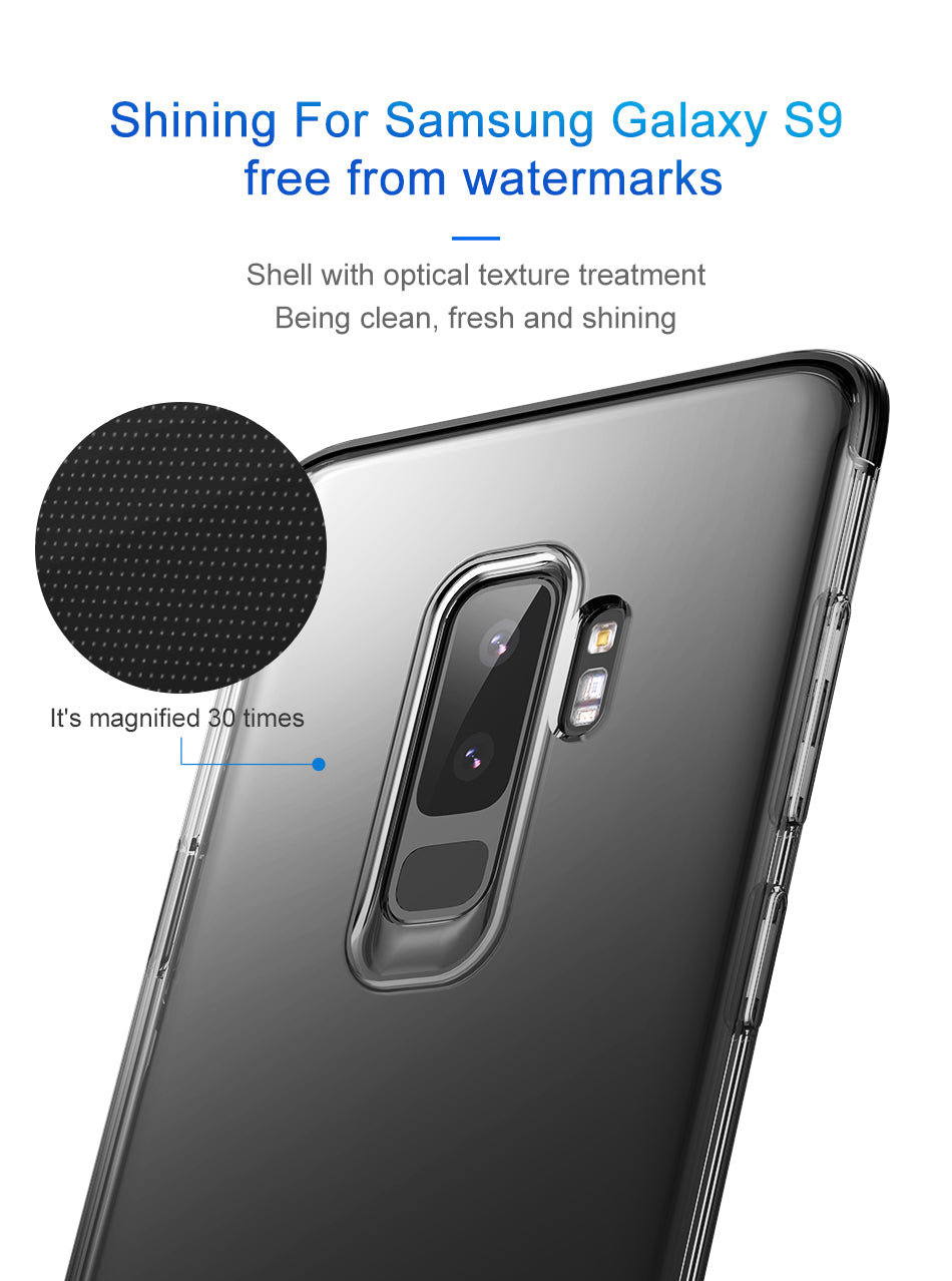 Armor Series By Baseus Safety Flexible TPU Case For S9 Plus Black