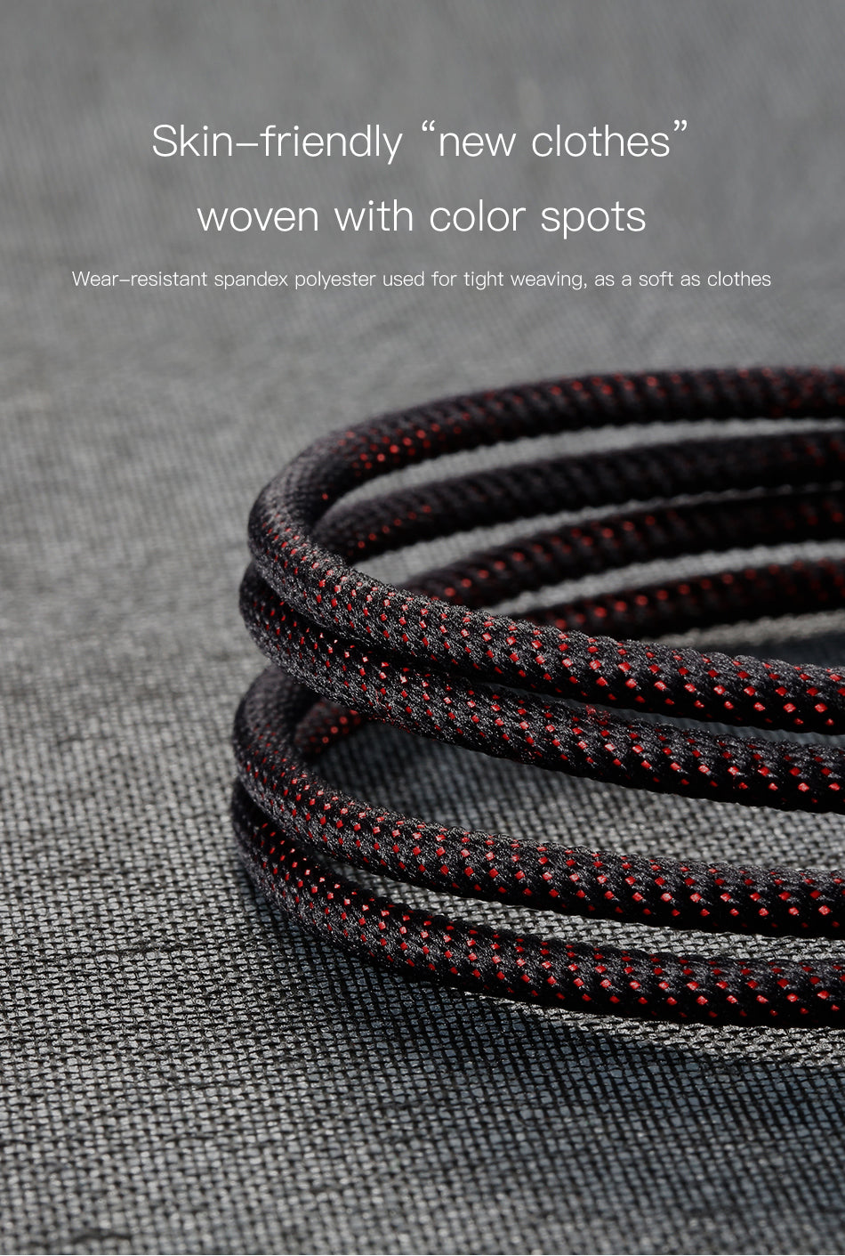 X Type By Baseus Anti-Cut Cable, USB For Type-C QC 3.0 1M Red