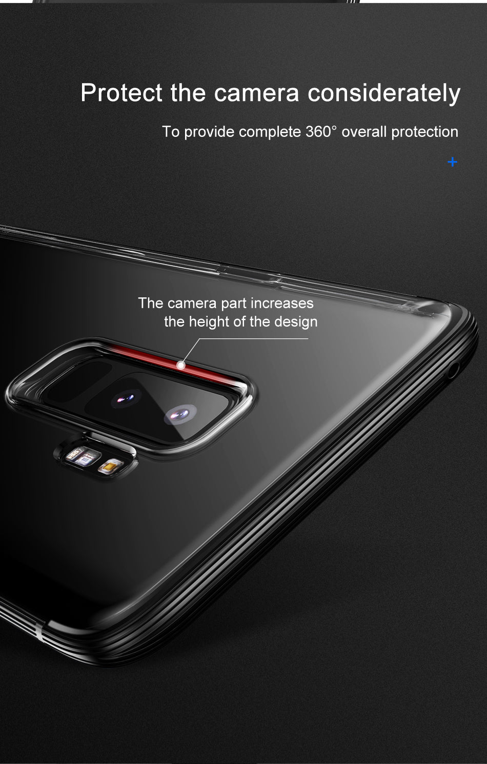 Armor Series By Baseus Safety Flexible TPU Case For S9 Plus Black