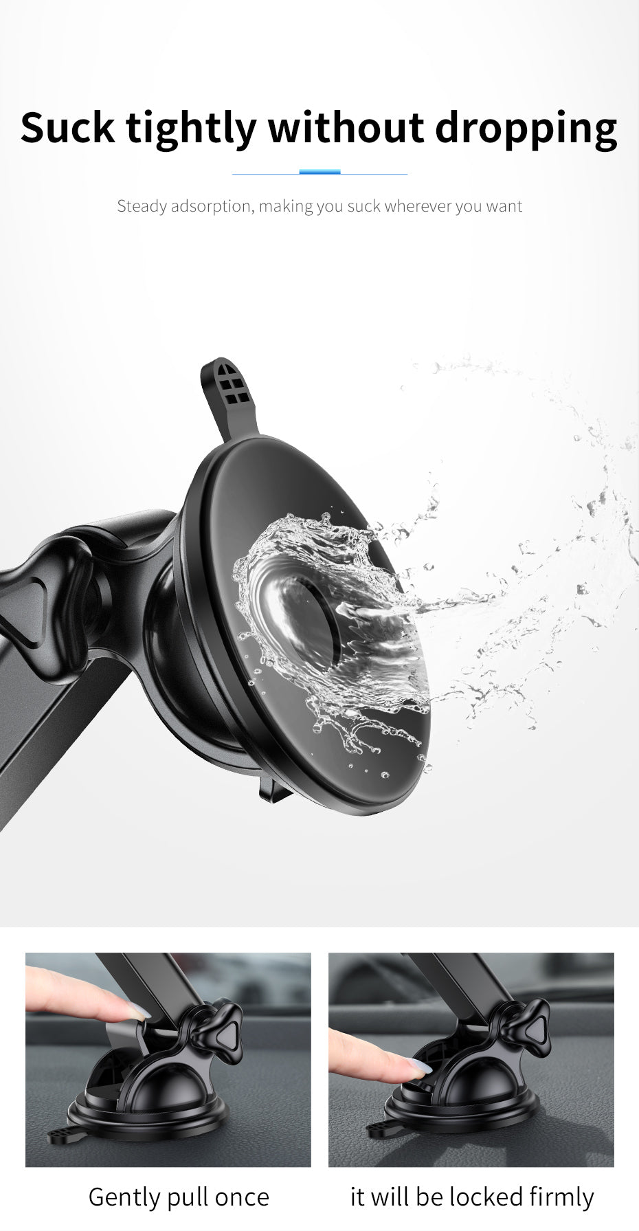 Smart Sensor Wireless Car Holder By Baseus 10W Fast Wireless Charging