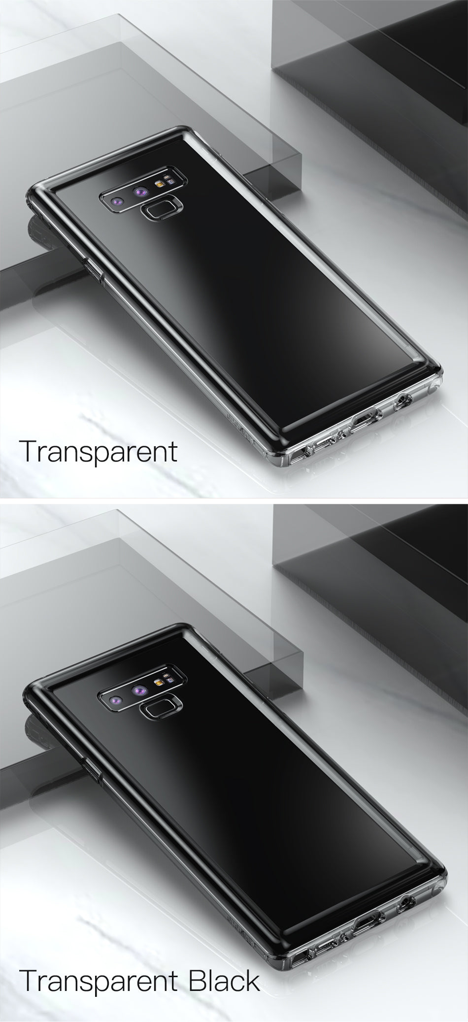 Airbags Series By Baseus Safety Flexible TPU Case For Note 9 T/Black