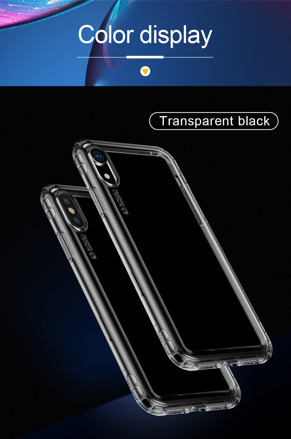 Airbags Series By Baseus Safety Flexible TPU Case For iPhone XR T/Gold