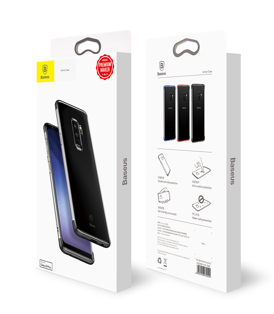 Armor Series By Baseus Safety Flexible TPU Case For S9 Plus Blue