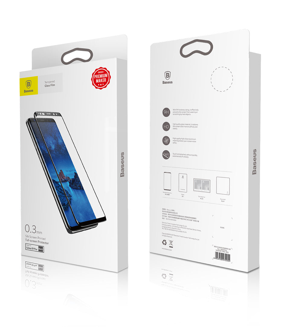 Baseus 0.3mm Screen Protector Tempered Glass For Galaxy S9 Plus