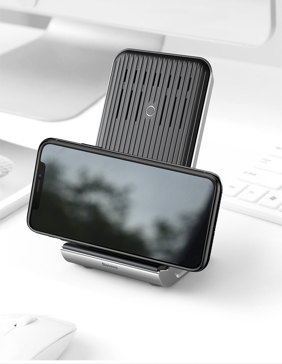 Desktop Wireless Charger By Baseus Baseus Air-cooling Qi 10W Fast Charging