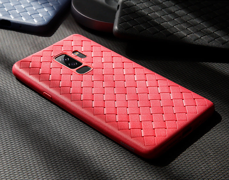 BV Weaving By Baseus Slim Flexible Case For Galaxy S9 Plus Red