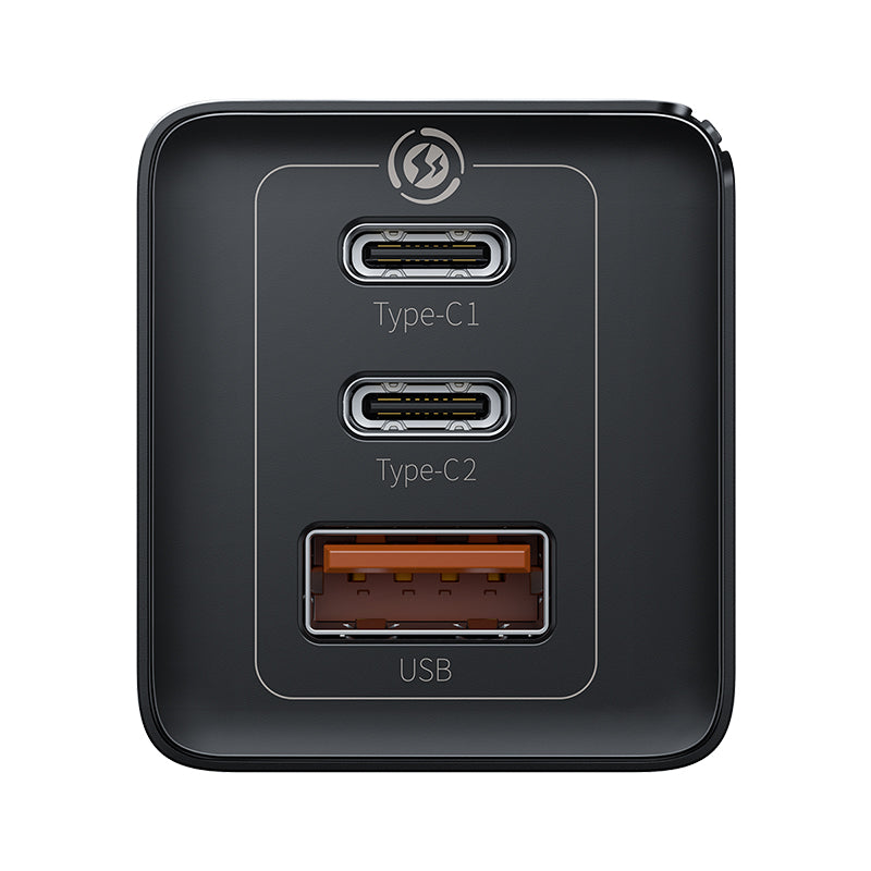 Baseus GaN2 Quick Charger 65W With Mini Cable USB-C To C - Black